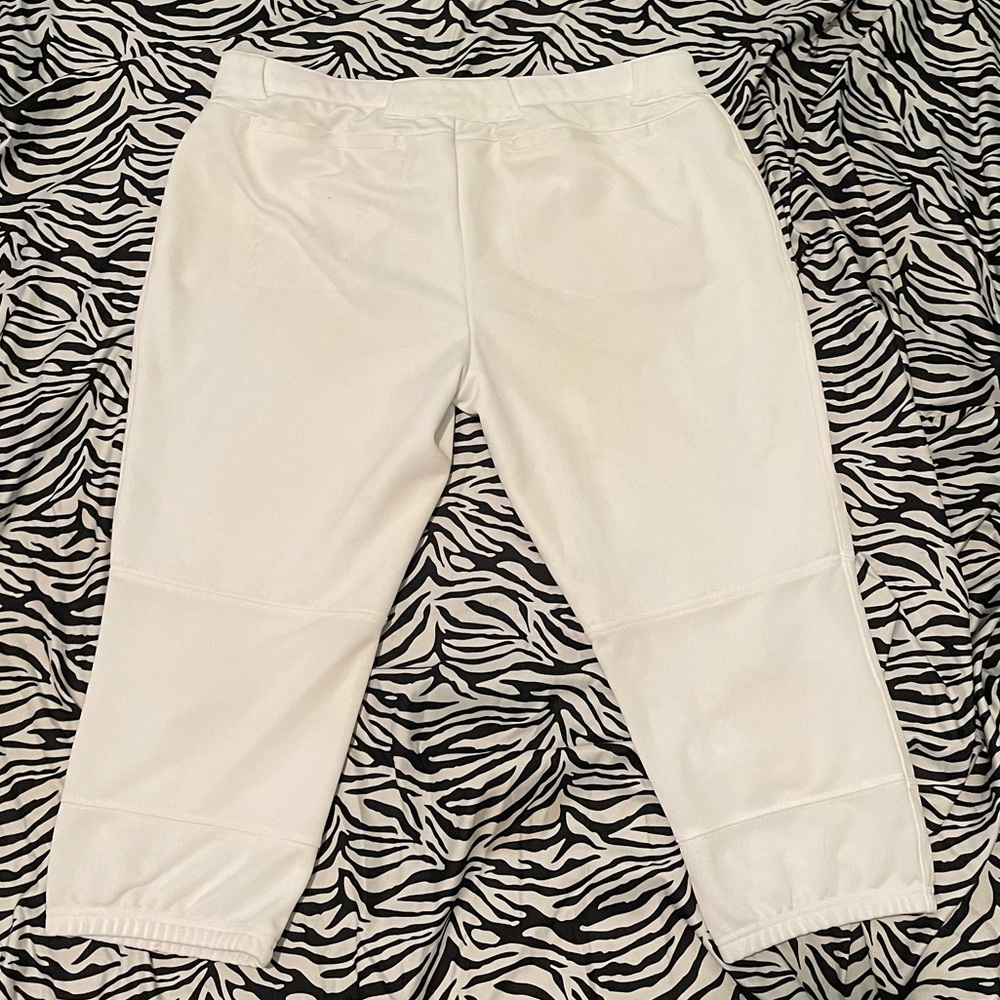 White under armour softball pants